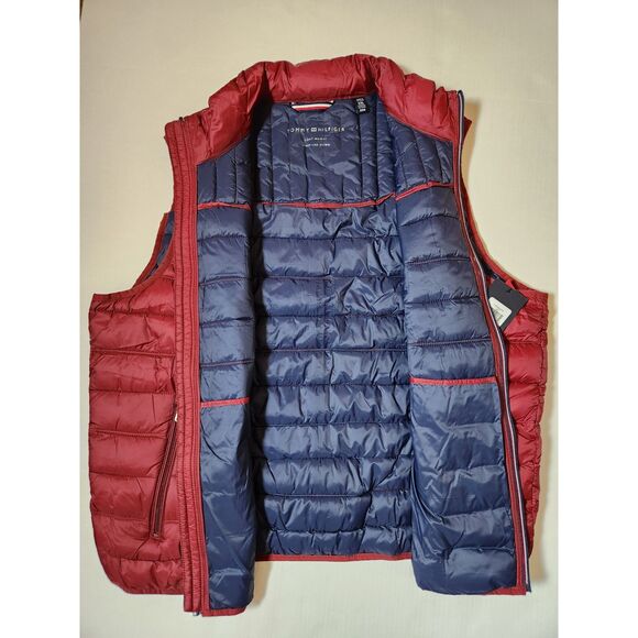 Tommy Hilfiger Lightweight Insulated Vest Men's XXL Red - Picture 6 of 8